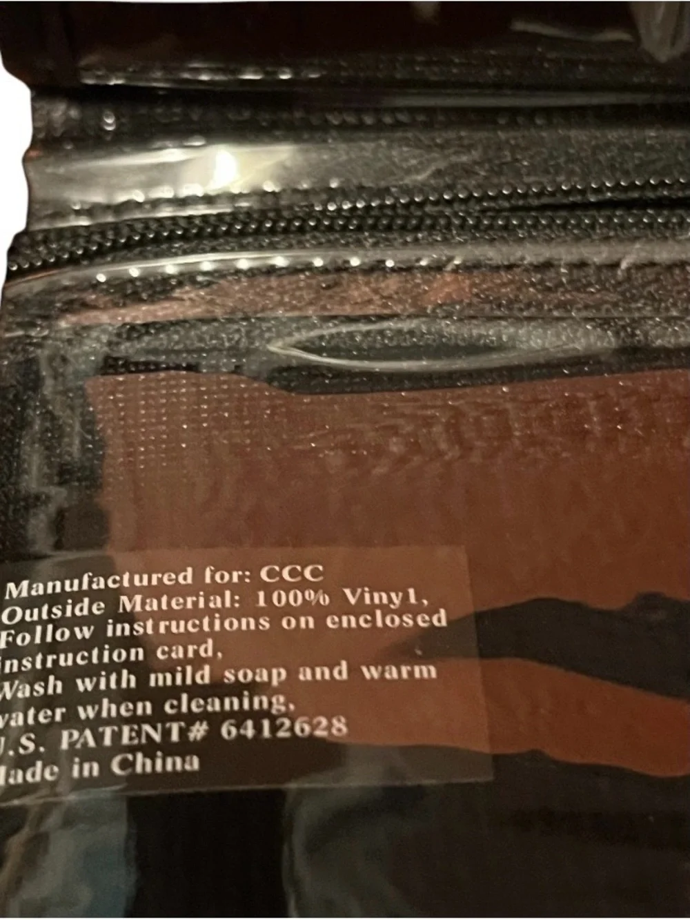 CCC Tangerine Vegan Travel Jewelry Bag.